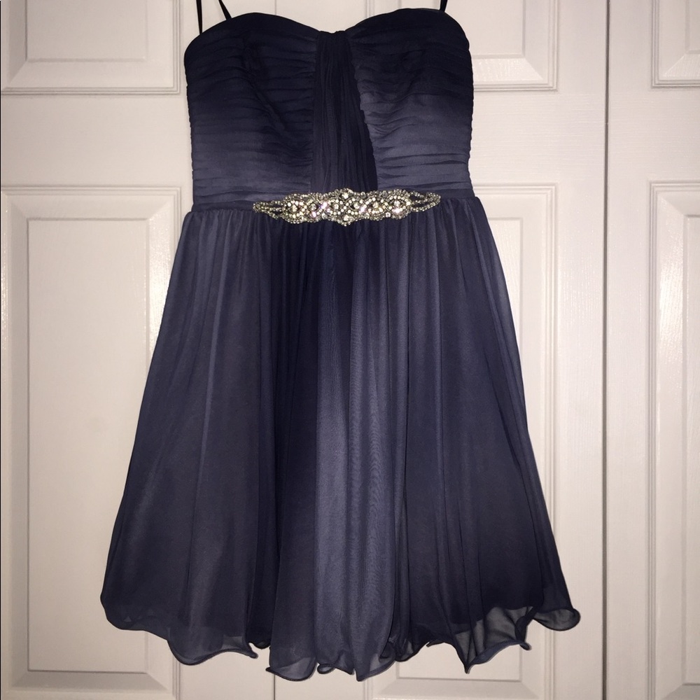 Strapless Homecoming Dress